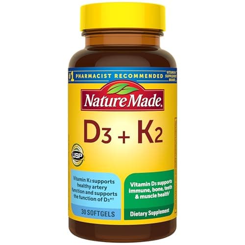 Nature Made Nature Made Vitamin D3 + K2 Softgels