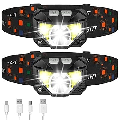 LHKNL Headlamp Flashlight 2-Pack