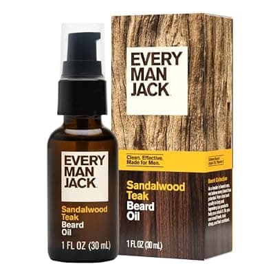 Every Man Jack Beard Oil Sandalwood