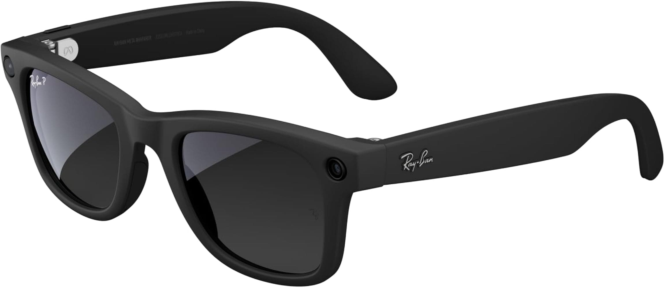 Ray-Ban Meta , Wayfarer, Matte Black | Smart AI Glasses for