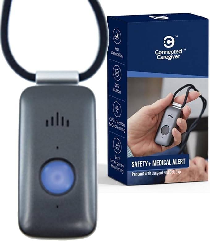 Safety+ 4G Medical Alert System: Fall Detection, GPS