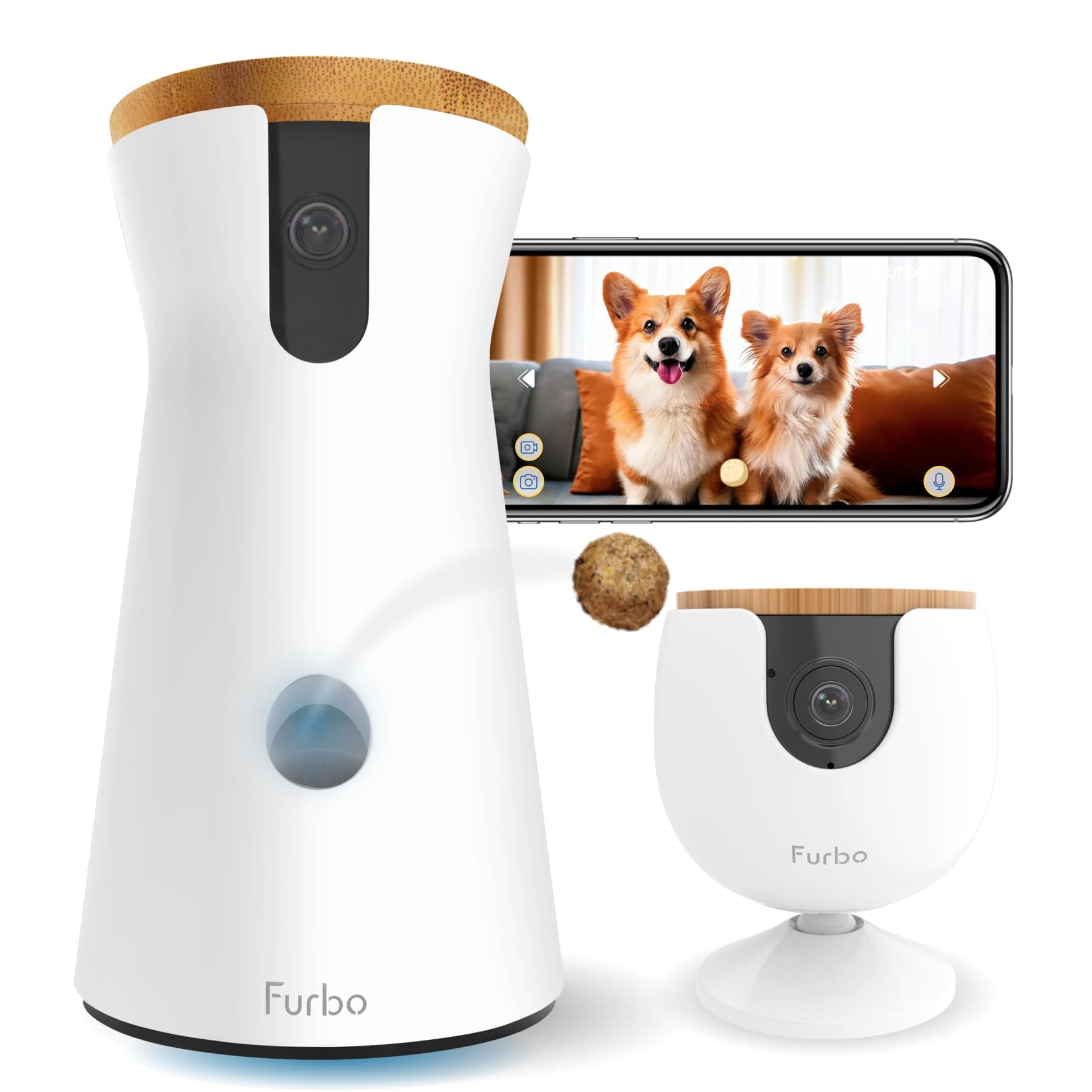 Furbo 360° Dog Camera + Mini 360° Cam [New Subscription