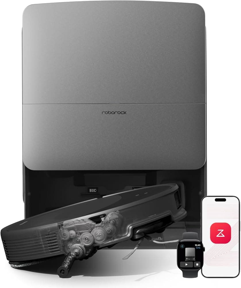 roborock Saros 20 Robot Vacuum and Mop, 3.46 in