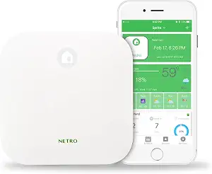 Netro Netro 12 Zone Smart Sprinkler Controller for Garden Lawn 2.4GWiFi App-Based | Weather Service, Plant Database, Rain Skips, 24V AC, Log,Watering Schedule, Auto Watering With Netro Plant Sensor,Indoor Use