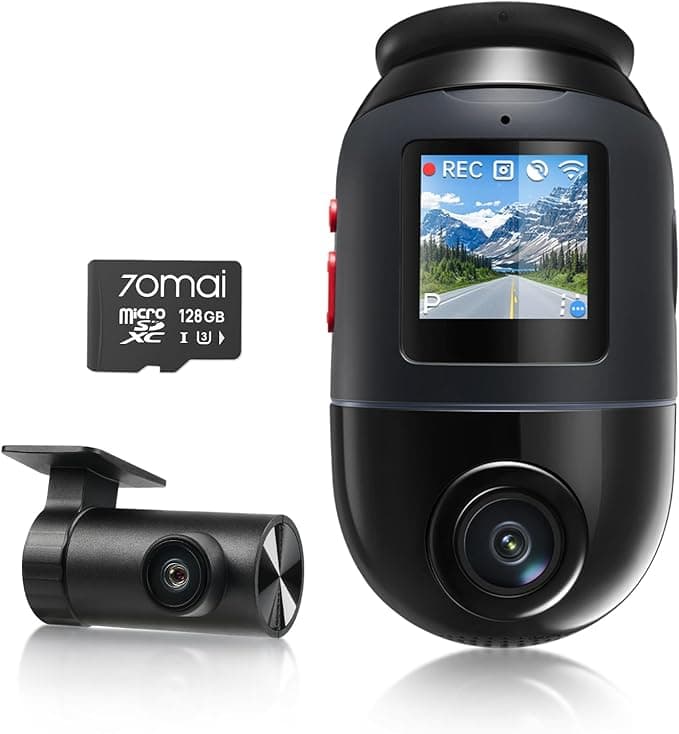 70mai Dual Dash Cam Front and Rear 4K, Car Camera for Cars