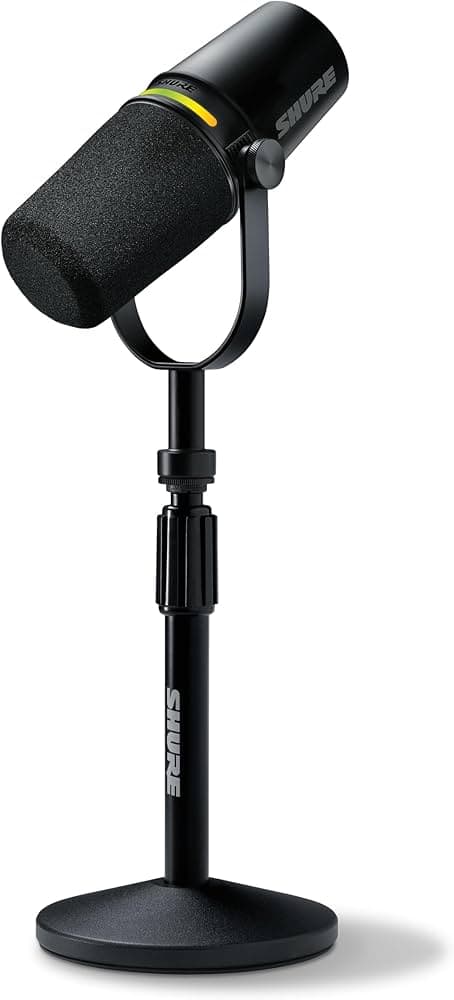 Shure MV7+ Podcast Dynamic Microphone – OBS Certified,