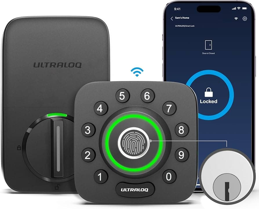 ULTRALOQ U-Bolt Pro WiFi Smart Lock with Door Sensor, by ULTRALOQ