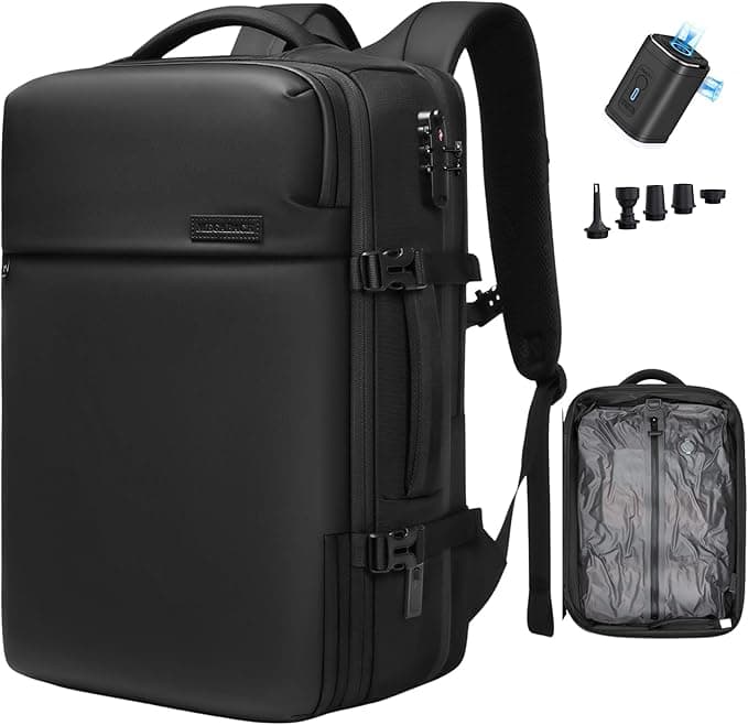 Vacuum Travel Backpack, 70L Expandable Air Vacuum Backpack