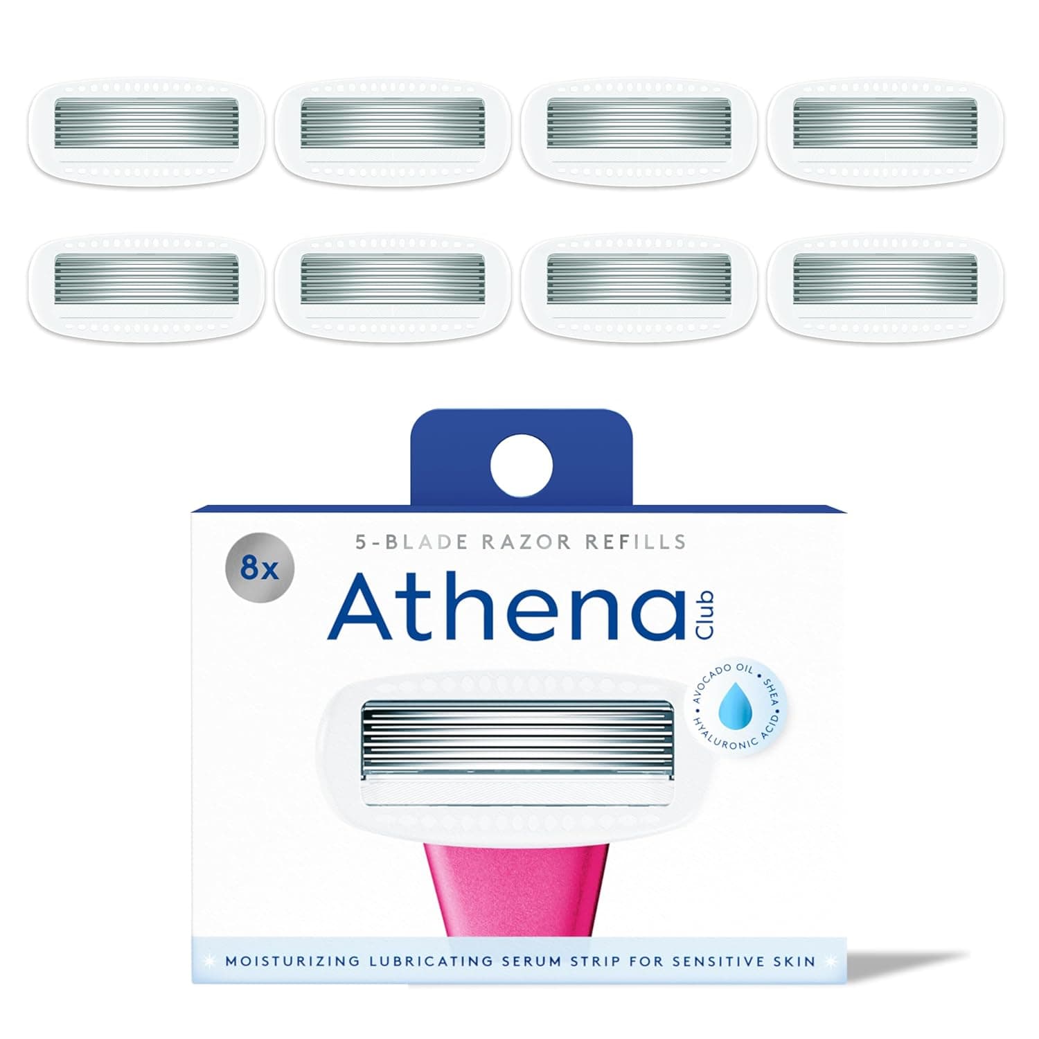 Athena Club Razor Blade Refills 4 Count by Athena Club