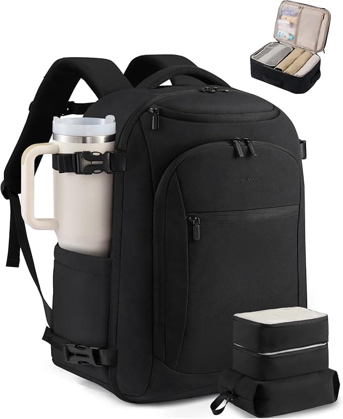 LOVEVOOK 40L Travel Backpack for Women & Men,Airline