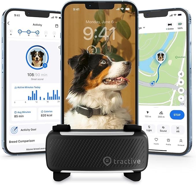 Tractive Smart Dog GPS Tracker | Live Pet Tracker with