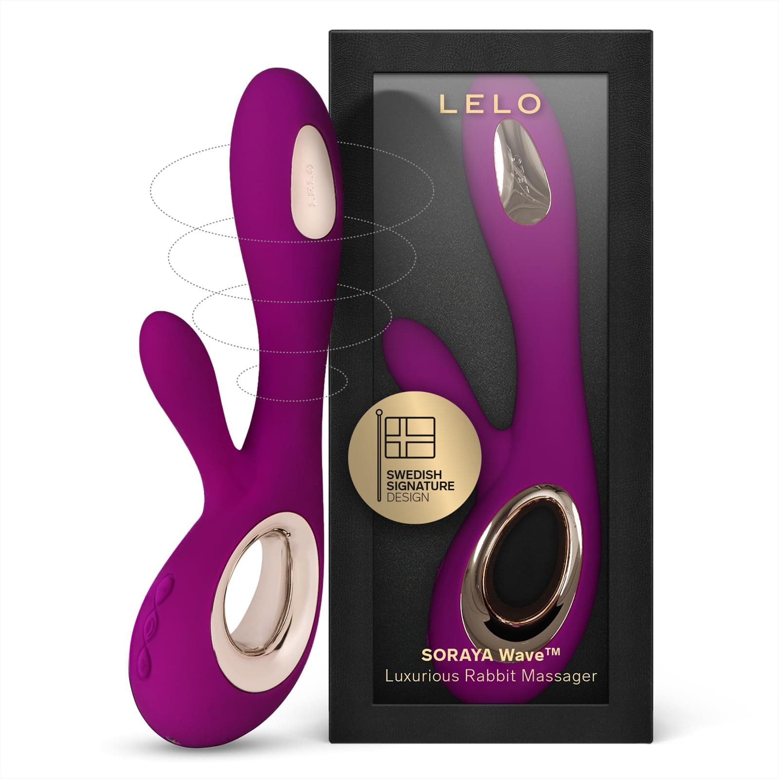 LELO Soraya Wave Luxurious G Spot Rabbit Vibrator Sex Toy, by LELO