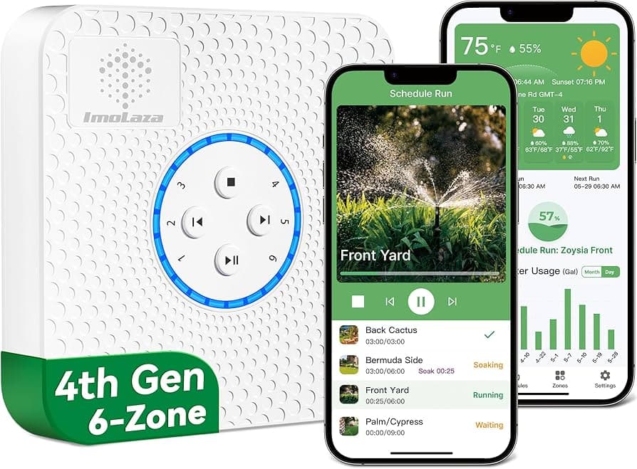 ImoLaza ET Master 4th Gen Smart Sprinkler Controller: