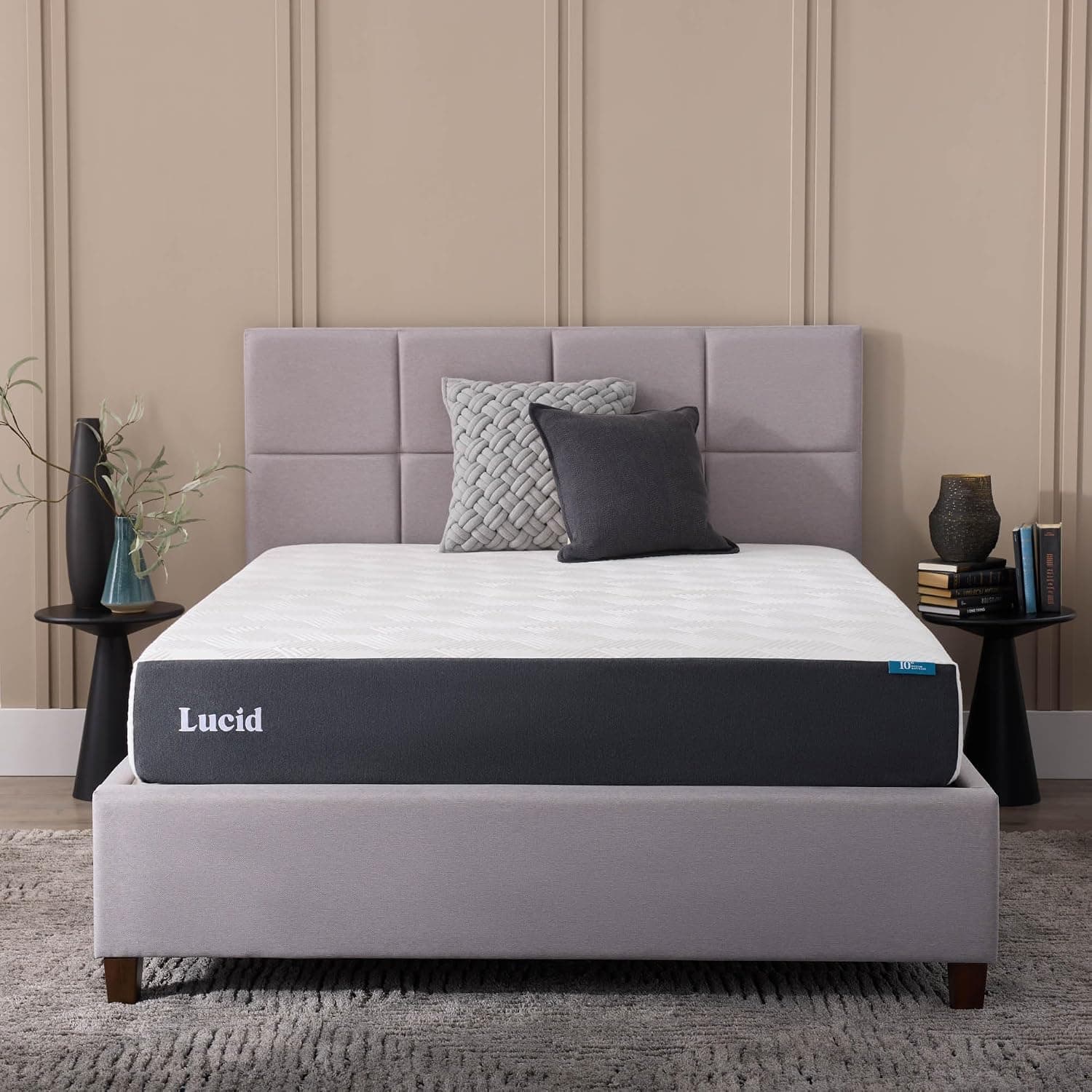 Lucid Lucid 10 Inch Gel Memory Foam Mattress