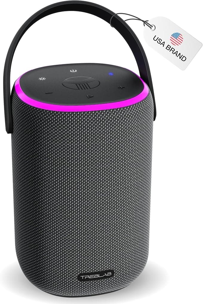 TREBLAB Portable Outdoor Bluetooth Speaker, 40W, IPX6