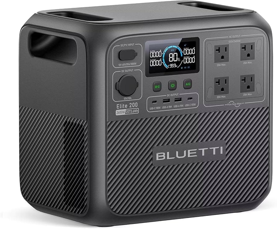 BLUETTI Elite 200 V2 Portable Power Station, 2073.6Wh LFP by BLUETTI