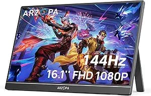 ARZOPA Z1FC 16.1" 144Hz Portable Gaming Monitor