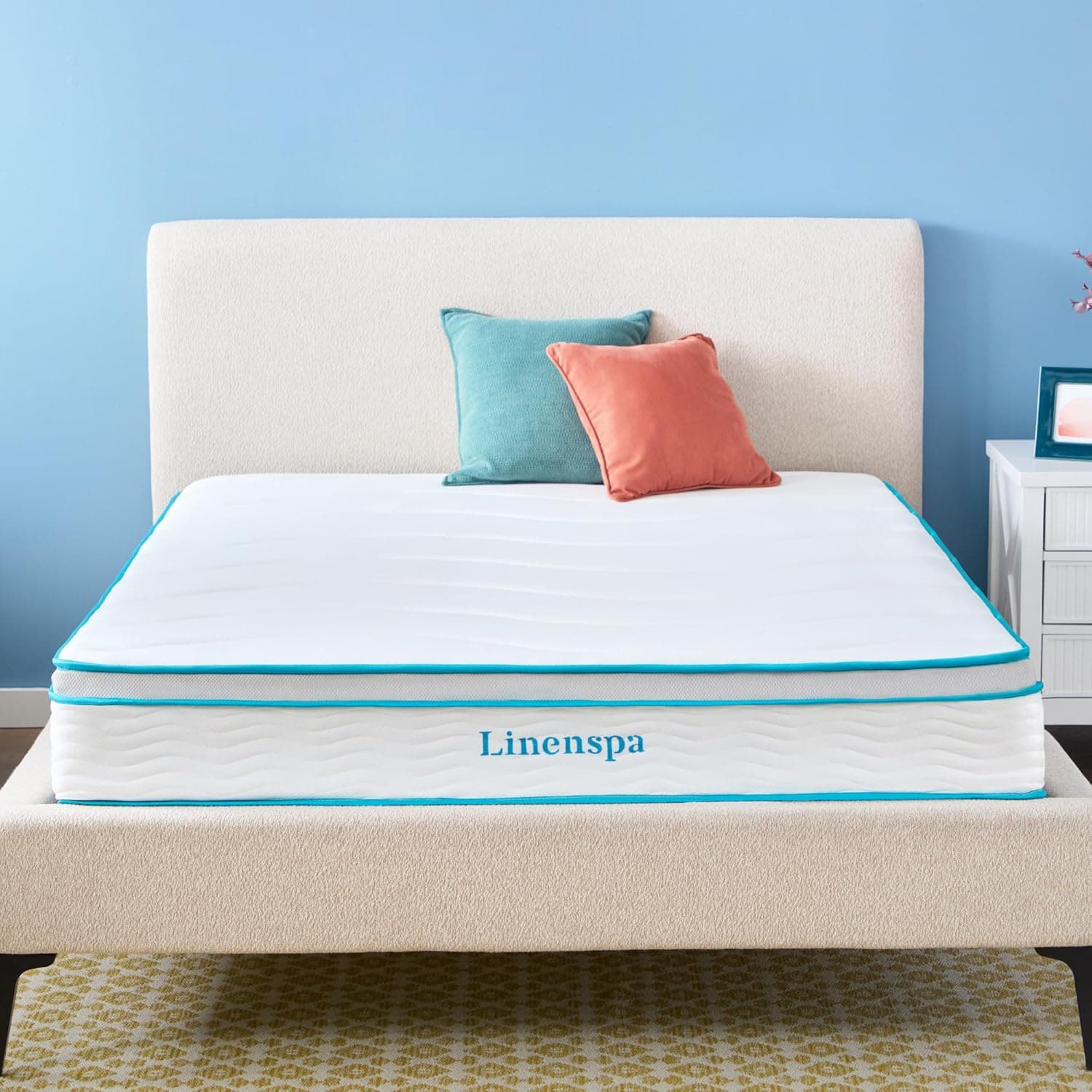 Linenspa Linenspa 10 Inch Memory Foam and Spring Hybrid Mattress
