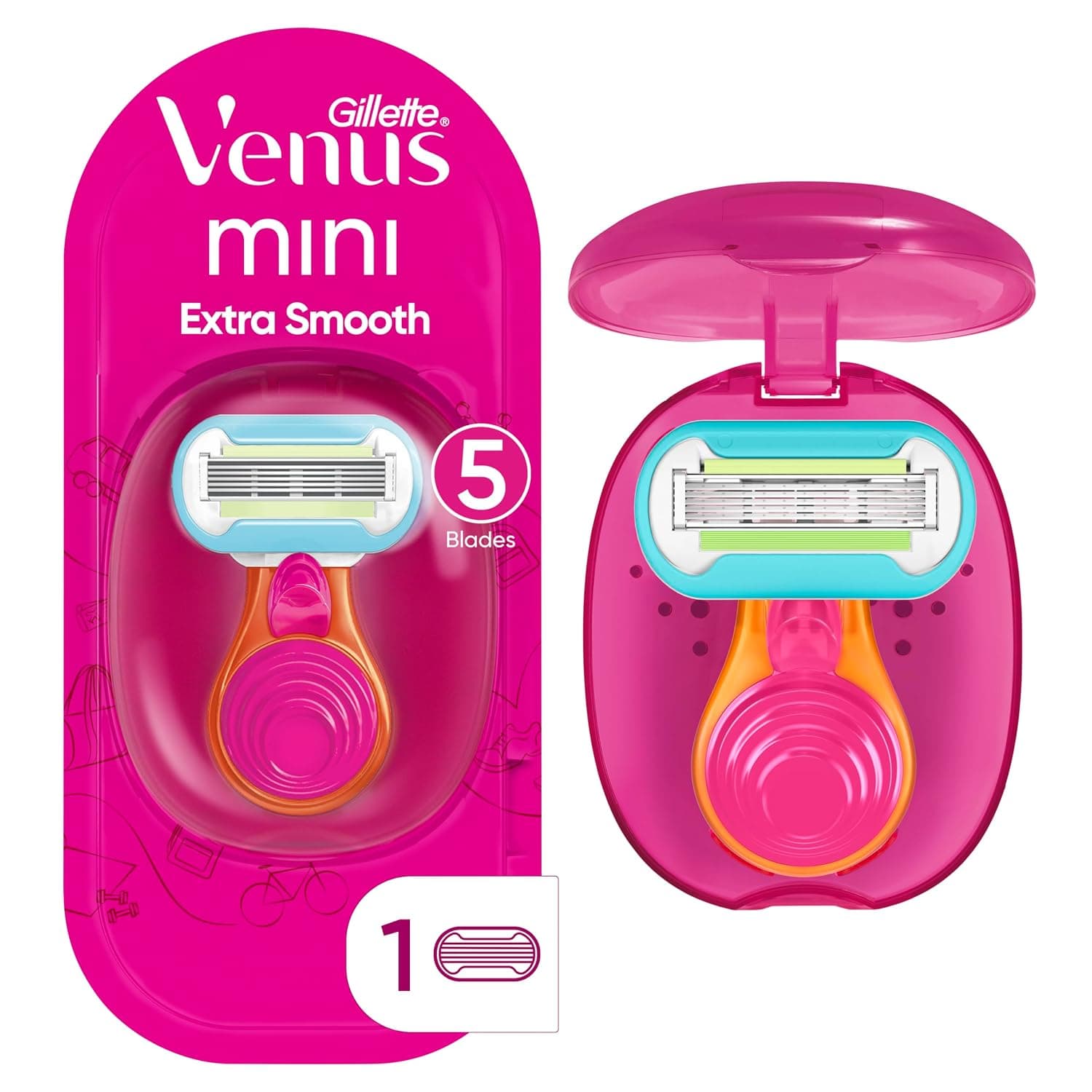 Gillette Venus Gillette Venus Mini On The Go Razor