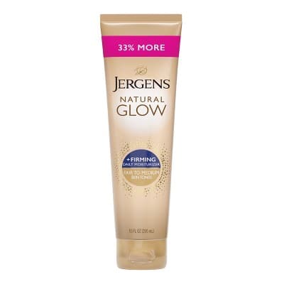 Jergens Natural Glow +Firming Self Tanner Body Lotion, Fair