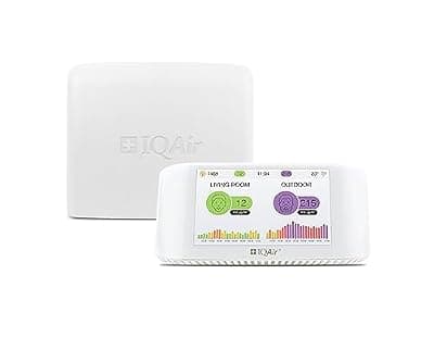 IQAir AirVisual Air Quality Monitor Bundle, Swiss-Designed