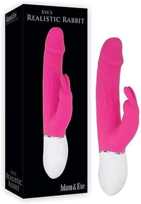Adam and Eve Eve's Rechargeable Waterproof Realistic Rabbit