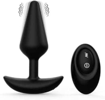 Beginner Friendly Vibrating Anal Plug with Remote Control