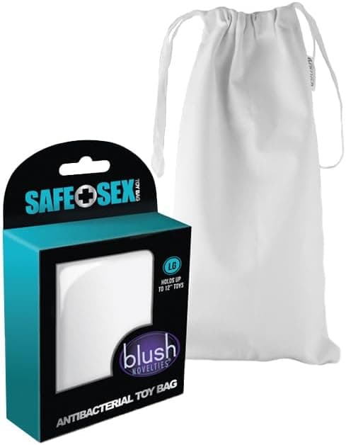 Blush - Safe Sex Toy Organizer Bag - Drawstring Bag 12.25