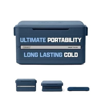 Coleman Snap 'N Go 55-Quart Collapsible Hard Cooler