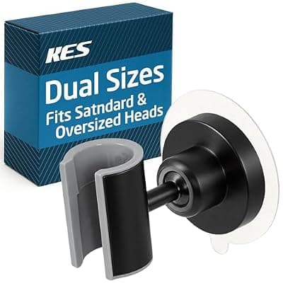 KES All Metal Shower Head Holder with Dual-Size Opening