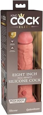 King Cock Elite 8" Dual Density Silicone