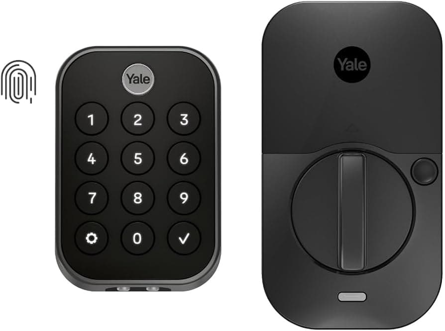 Yale Security Assure Lock 2 Deadbolt, Black Suede Keyed by Yale
