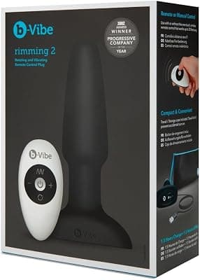 b-Vibe Rimming Anal Plug 2 - Remote Control Vibrating, Sex