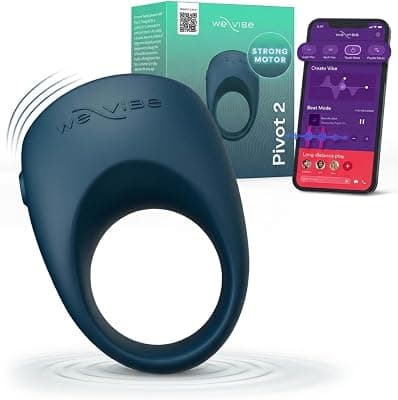 We-Vibe Pivot 2 Vibrating Cock Ring for Men, 10 Vibration