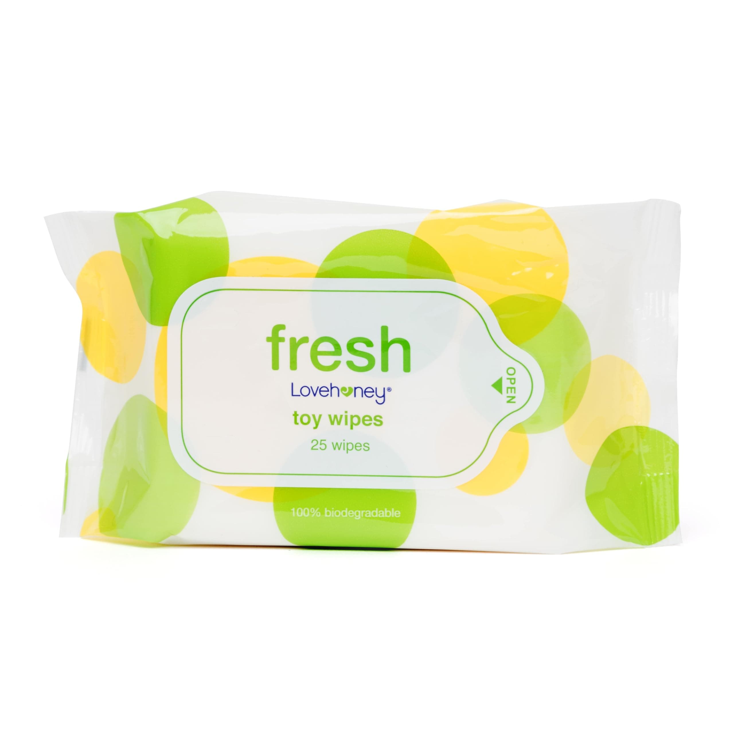 Lovehoney Fresh Toy & Body Wipes, Pack of 25 Intimate