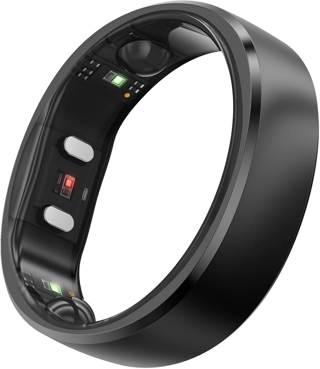 RingConn Gen 2 Smart Ring - Sleep Apnea Monitoring(Black