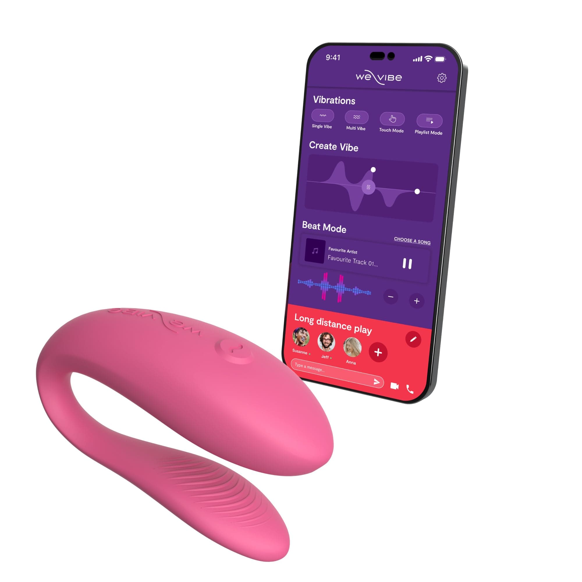 We-Vibe Sync O Couples Vibrator | Wearable Remote Control by We-Vibe