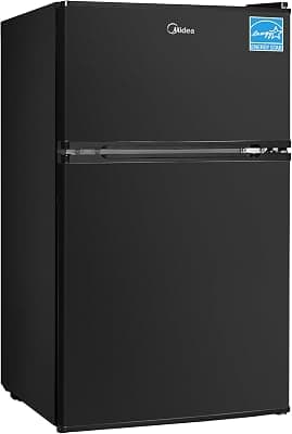 Midea WHD-113FB1 Double Door Mini Fridge