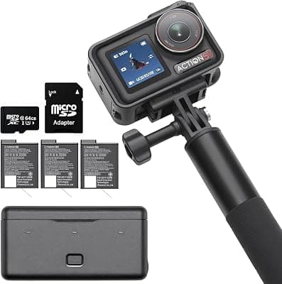 DJI Osmo Action 5 Pro Waterproof Action Camera Bundle