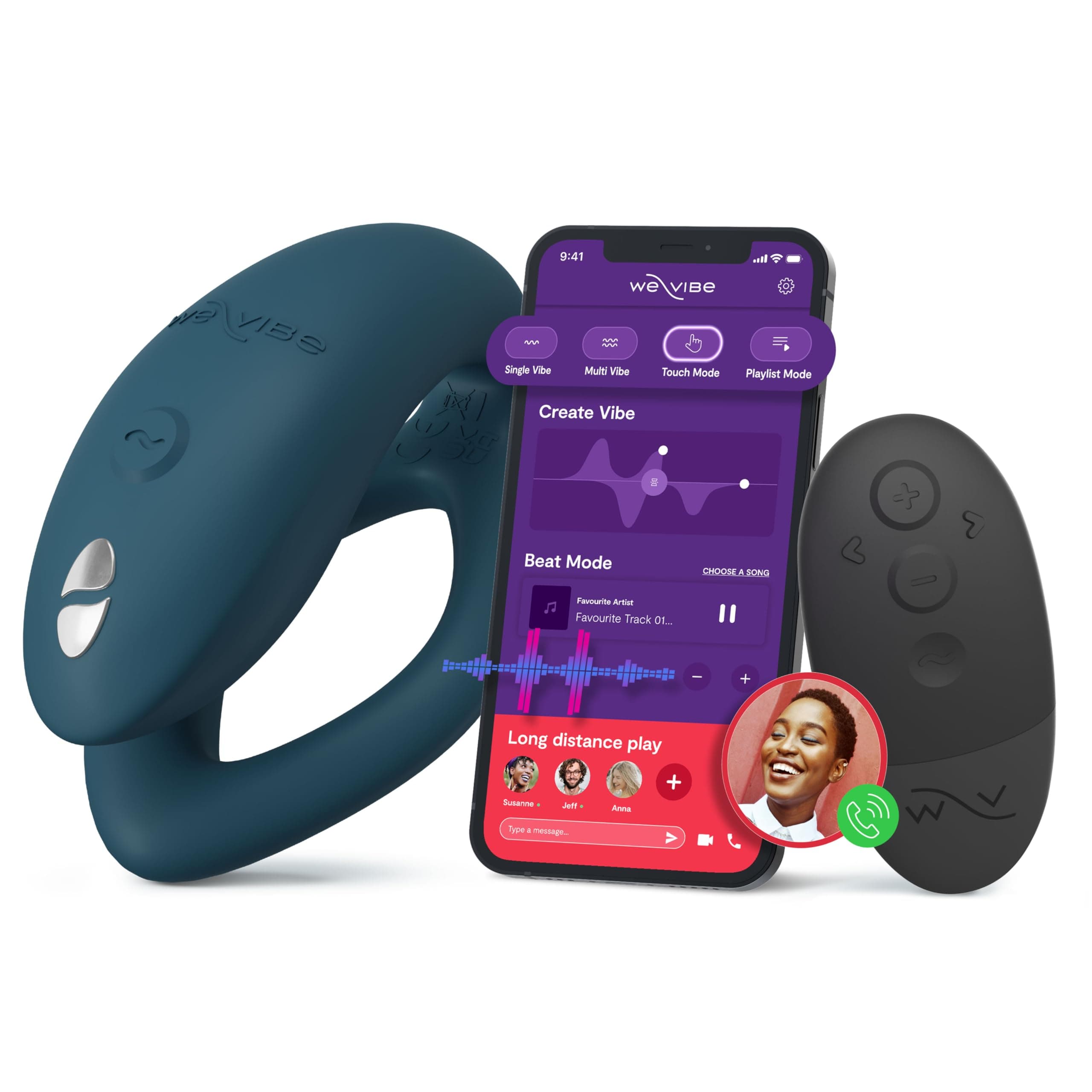 We-Vibe Sync O Couples Vibrator | Wearable Remote Control
