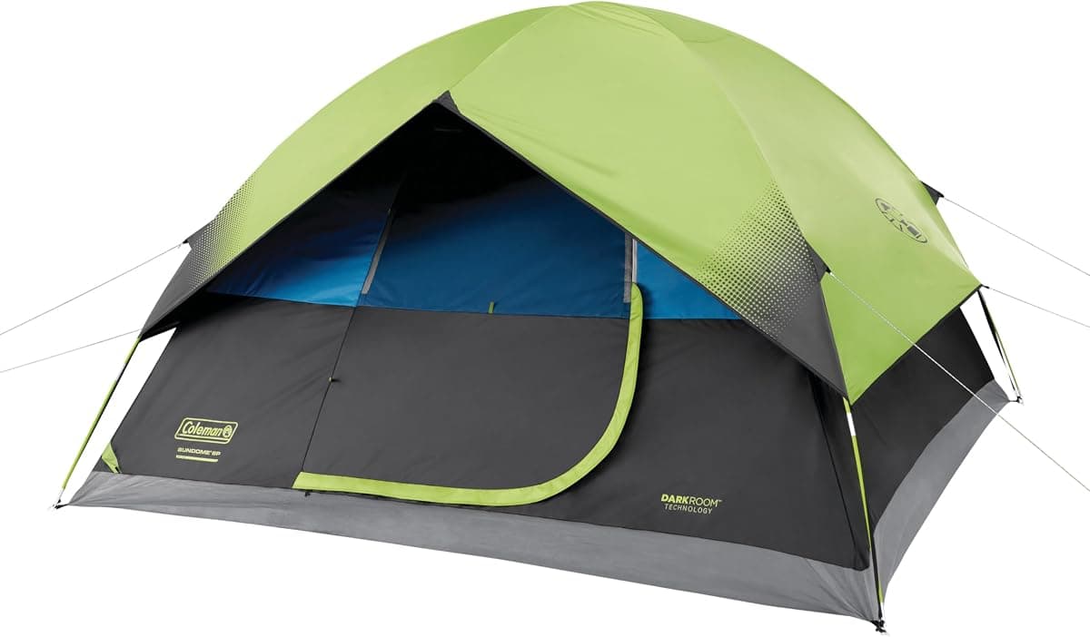 Coleman Sundome Dark Room 4/6 Person Camping Tent | Blocks
