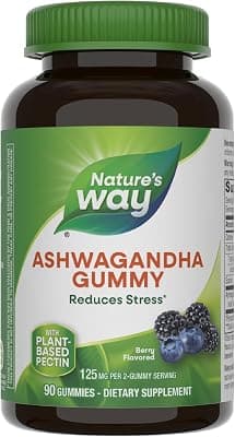 Nature's Way Ashwagandha Gummies with Sensoril, 90 Count
