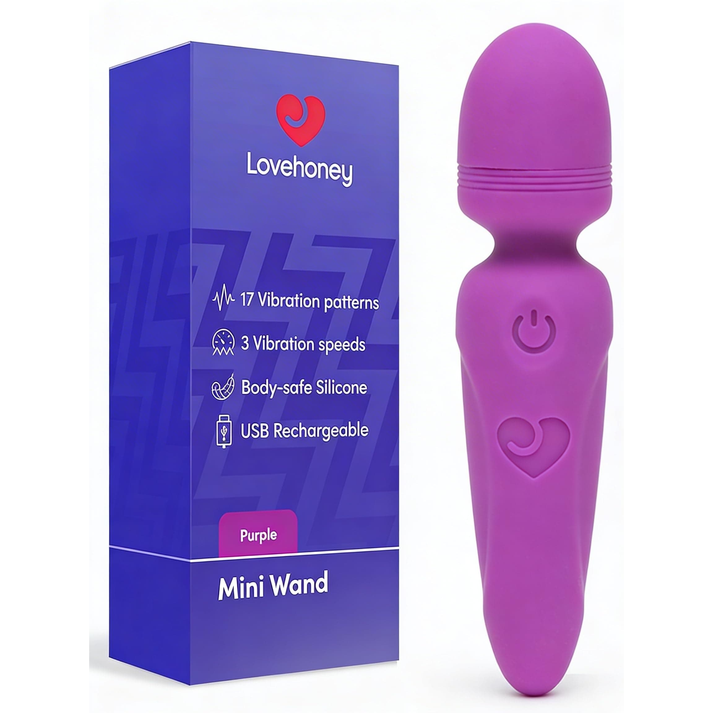 Lovehoney Ignite Mini Wand Vibrator for Women Personal