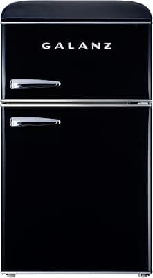 Galanz 3.1 Cu. Ft. Retro Compact Mini Fridge GLR31TBEER
