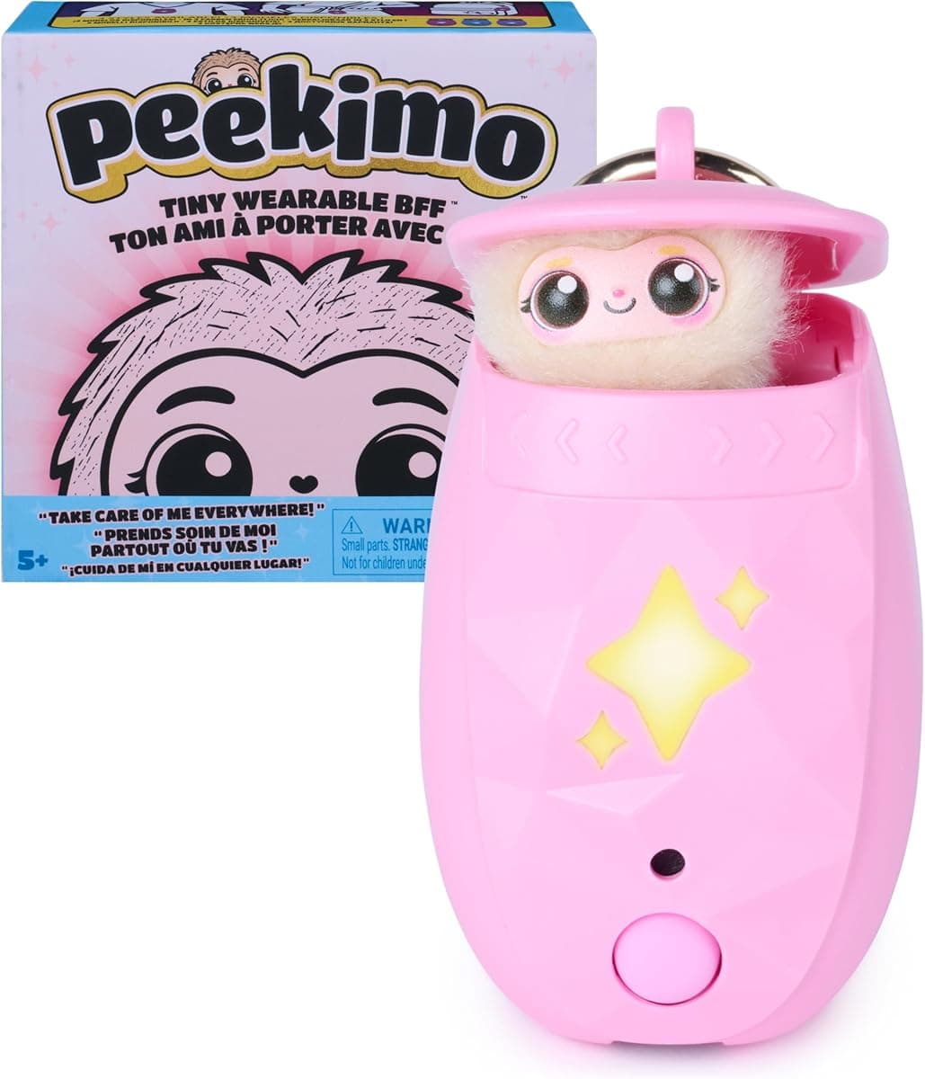 Peekimo Pink Interactive Pet and Wearable Charm Accessory
