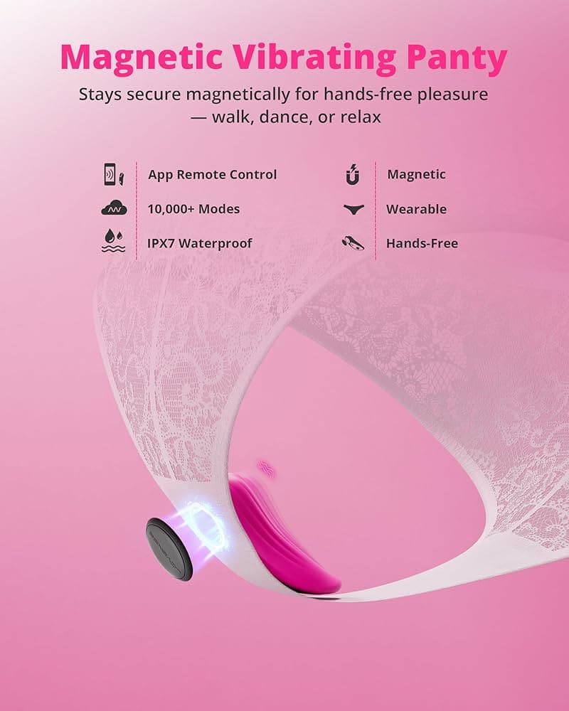 LOVENSE Ferri Vibrating Panties, Magnetic Mini Wearable by LOVENSE