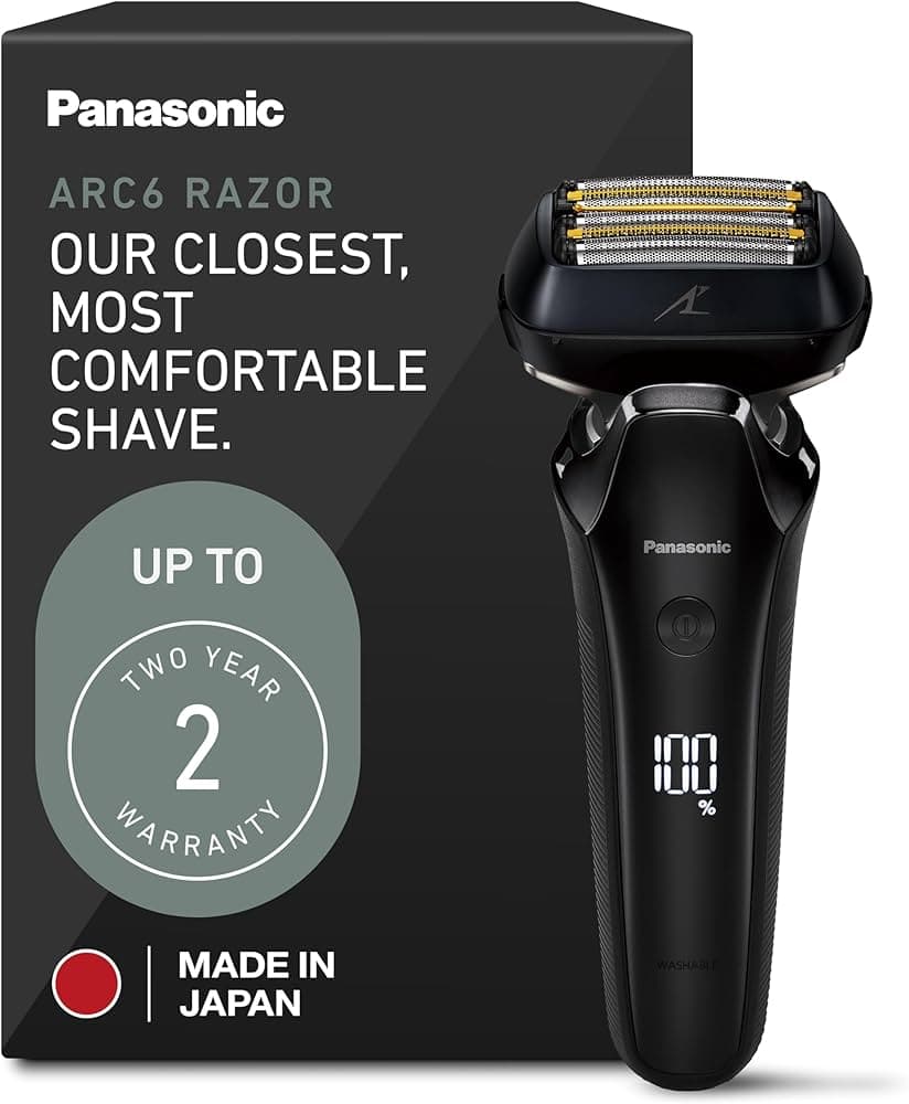 Panasonic ARC6 Electric Razor for Men Face, Wet/Dry Shavers by Panasonic