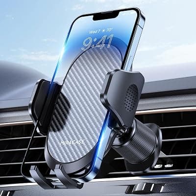 Miracase Air Vent Car Phone Mount with Metal Hook Clip by Miracase