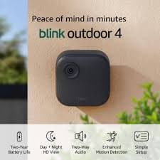 Blink Outdoor 4 – Wireless smart security camera, two-year